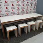 'James Burleigh' Designer Canteen Table & Benches