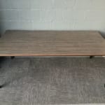 Large Barley Effect Dark Wood Meeting Room Table