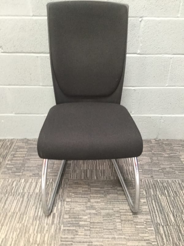 Black High Back Meeting Chair