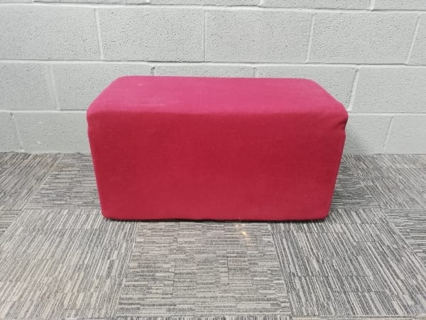Purple Rectangular Reception Stool
