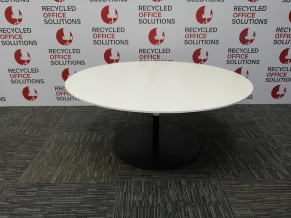 White Round Coffee Table