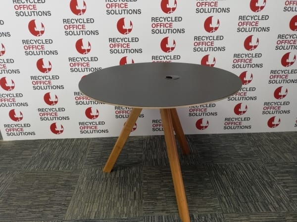 'Hay Copenhague' Round Table with Cable Hole