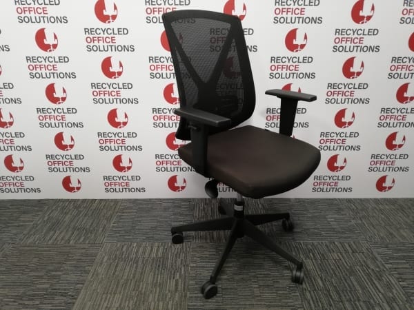 Black Mesh Back Chair