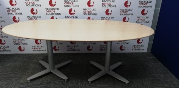 Maple Oval Boardroom Table