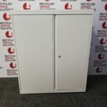 White 2 Door Metal Storage Unit