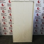 White Mid Height Single Door Tambour