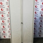 Tall Grey 2 Door Tambour Unit
