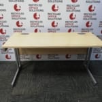 Maple Slimline 140cm Desk