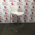 White Stacking Stool