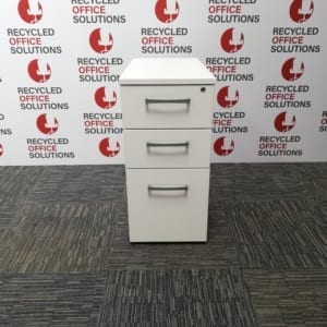 White Slimline Wooden Pedestal