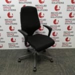 Black 'Giroflex' Operator Chair with Arms