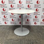 White 80cm Round Table - Type 2