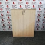 Maple Half Height 2 Door Cupboard