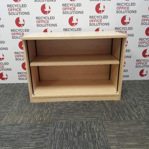 Maple Desk High Shelving Unit