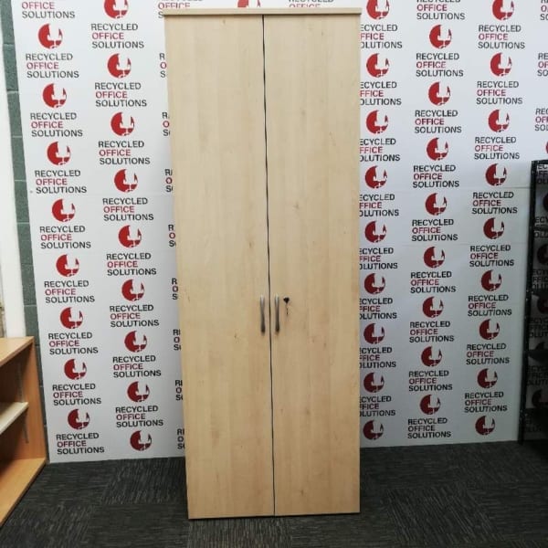 Tall Maple 2 Door Cupboard