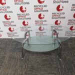 Glass Oval Coffee Table