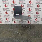 Grey Stacking 'Senator' Canteen Chair