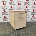 Maple Under Desk Pedestal - Type 4