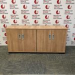 Desk High Mid Walnut Credenza