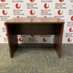 Small Walnut Effect Homeworker Desk