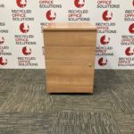 Mid Walnut Under Desk Pedestal- Type 2