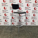 Black Plastic Stacking Bar Stool
