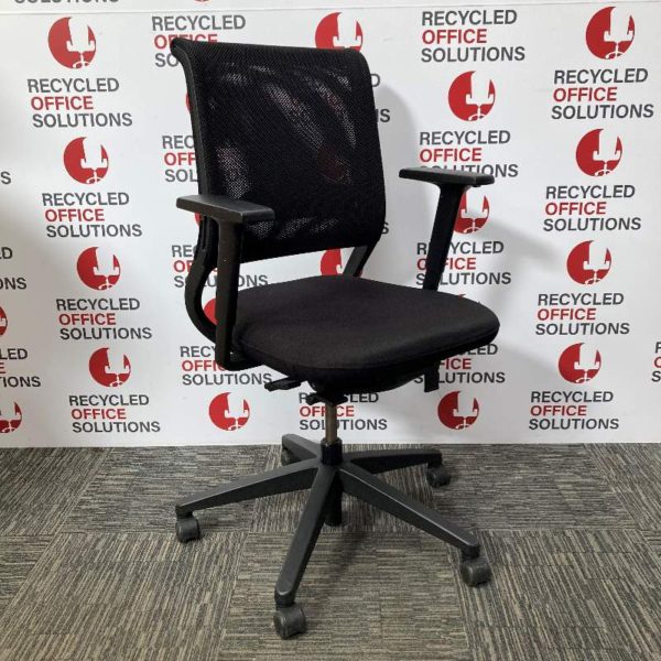 Black Mesh Back Operator Chair - Type 4