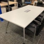White Meeting Table