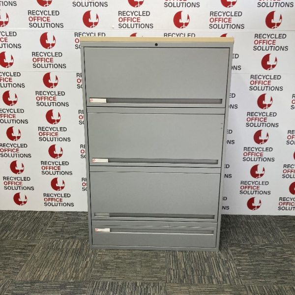 Metal Storage Unit with Slide & Hide Doors