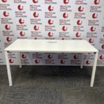 White 'Sedus' 160cm Desk with Console