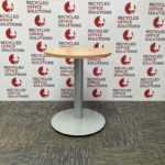 Small Round Wood Effect Table