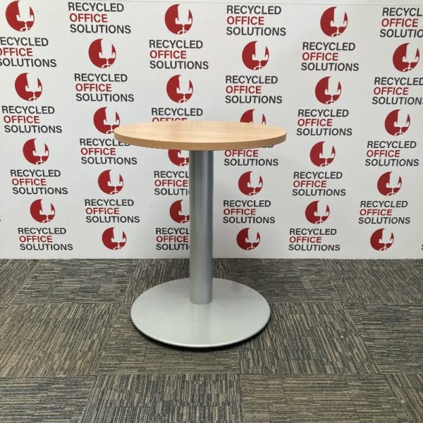 Small Round Wood Effect Table