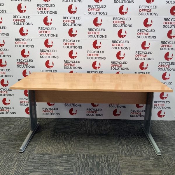 Beech 180cm Cantilever Desk - Type 3