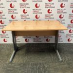 Beech 120cm Cantilever Desk - Type 3