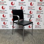 'Pedrali Mya 705/2' Stacking Chair in Black