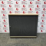 Half Height Maple Tambour with Grey Door