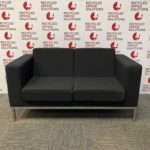 Black 'Edge' Reception Sofa