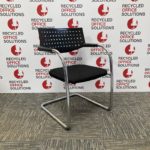 Black 'Vitra Visavis' Stackable Meeting Chair