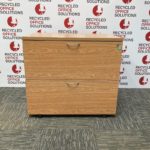 Oak 2 Drawer Side Filer