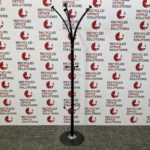 Black Metal Coat Stand with Umbrella Stand - Type 3