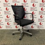 Black 'Sidiz' Mesh Back Task/Meeting Chair