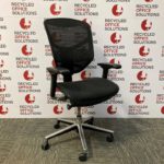Black Mesh Operator Chair