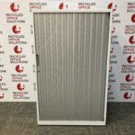 White Half Height Single Door Tambour