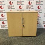 Oak Desk High 2 Door Unit