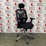 Black Mesh Back Operator Chairs - with Headrests