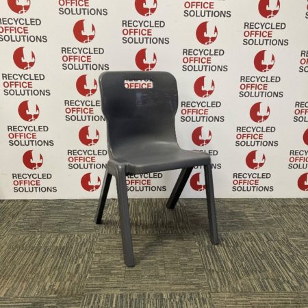 Grey Plastic School Chair