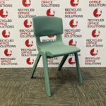 Green Plastic Stacking School Chair