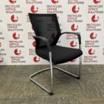 Sidiz Black Meeting Chair With Arms