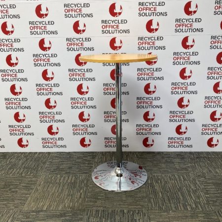 Tall Dark Beech Round Table 60cm