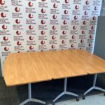 Cherry Wood 3-Piece Boardroom Table